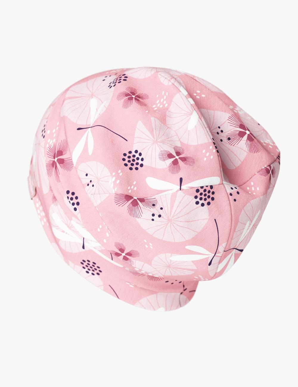 Cotton Beanie Hat With Folds DARGO - Dragonfly
