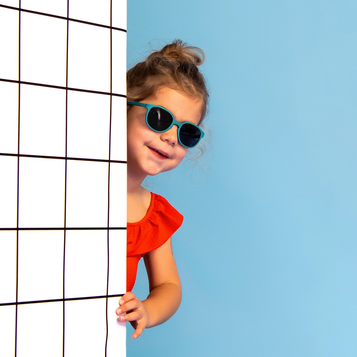 Wazz sunglasses for toddlers (1-2 years old) - Black