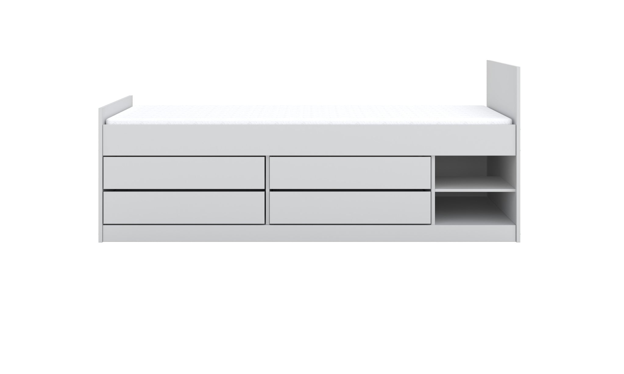 Children's Bed Leon - White