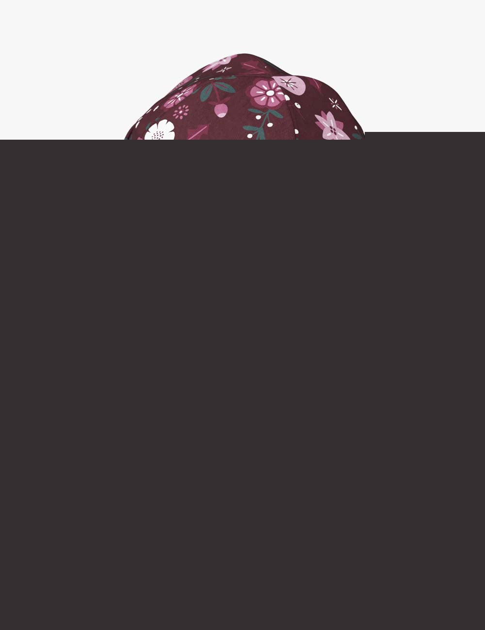 Fleece Balaclava For Kids FERN - Winters Flowers