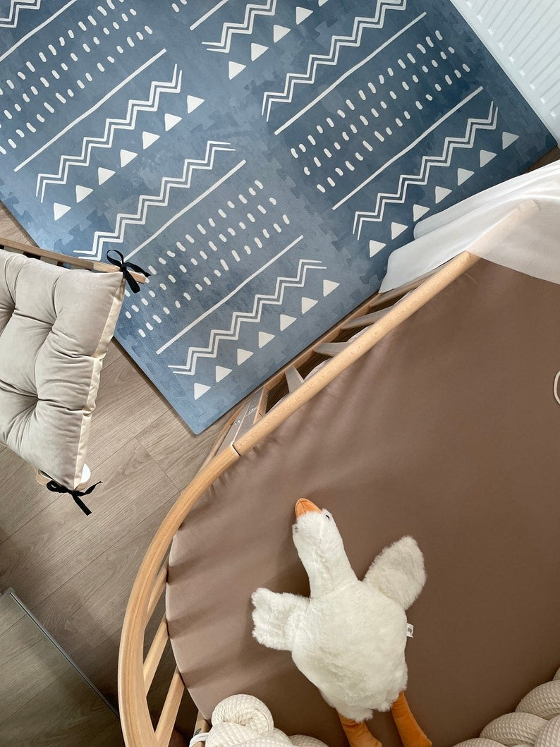 Foam Puzzle Playmat - Boho Azure