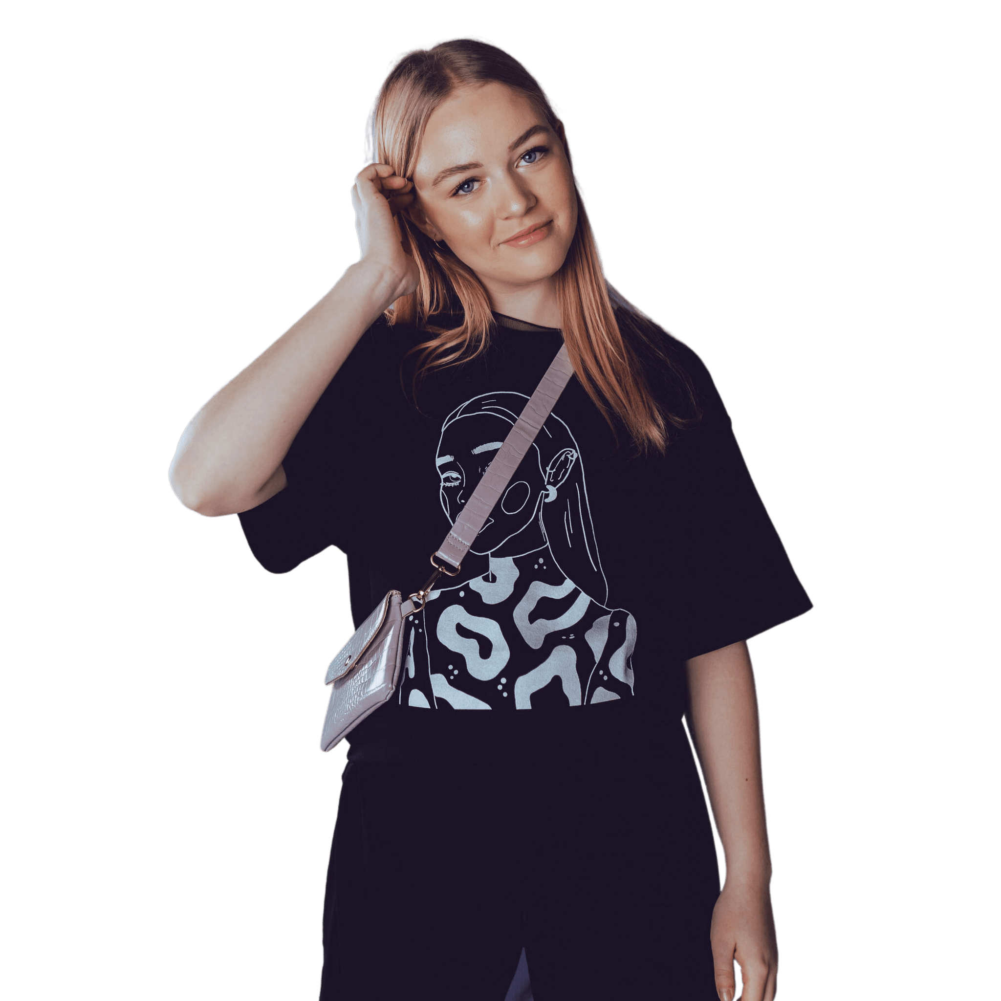 Unisex Organic Cotton T-shirt with Illustration - The Moon Queen