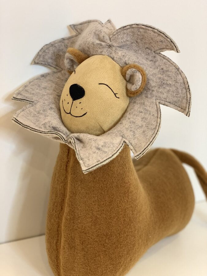 Handmade Lion Soft Toy Pillow