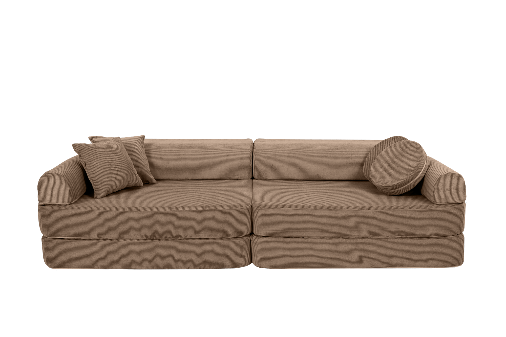 Large Modular Sofa for Kids - Slimcord Corduroy Brown