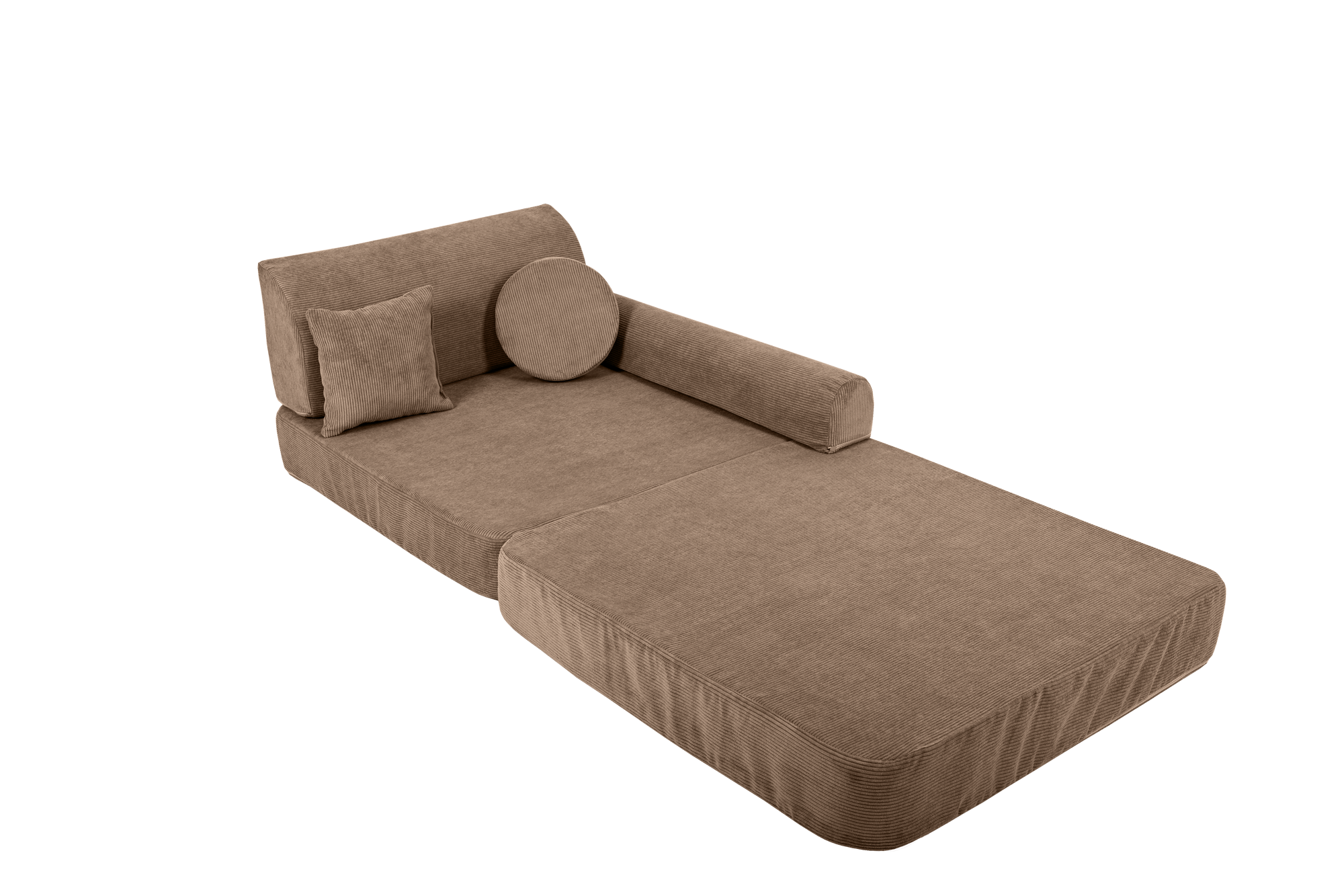Large Modular Sofa for Kids - Slimcord Corduroy Brown