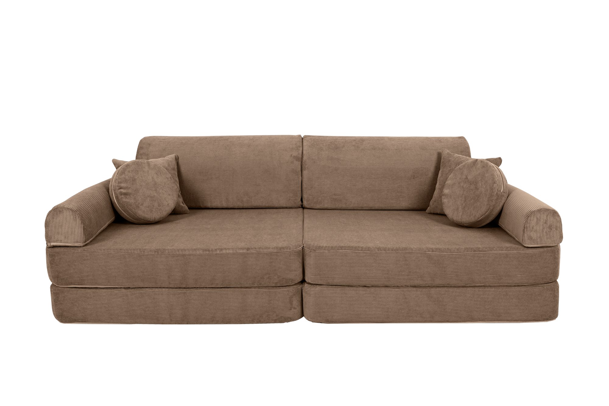 Large Modular Sofa for Kids - Slimcord Corduroy Brown