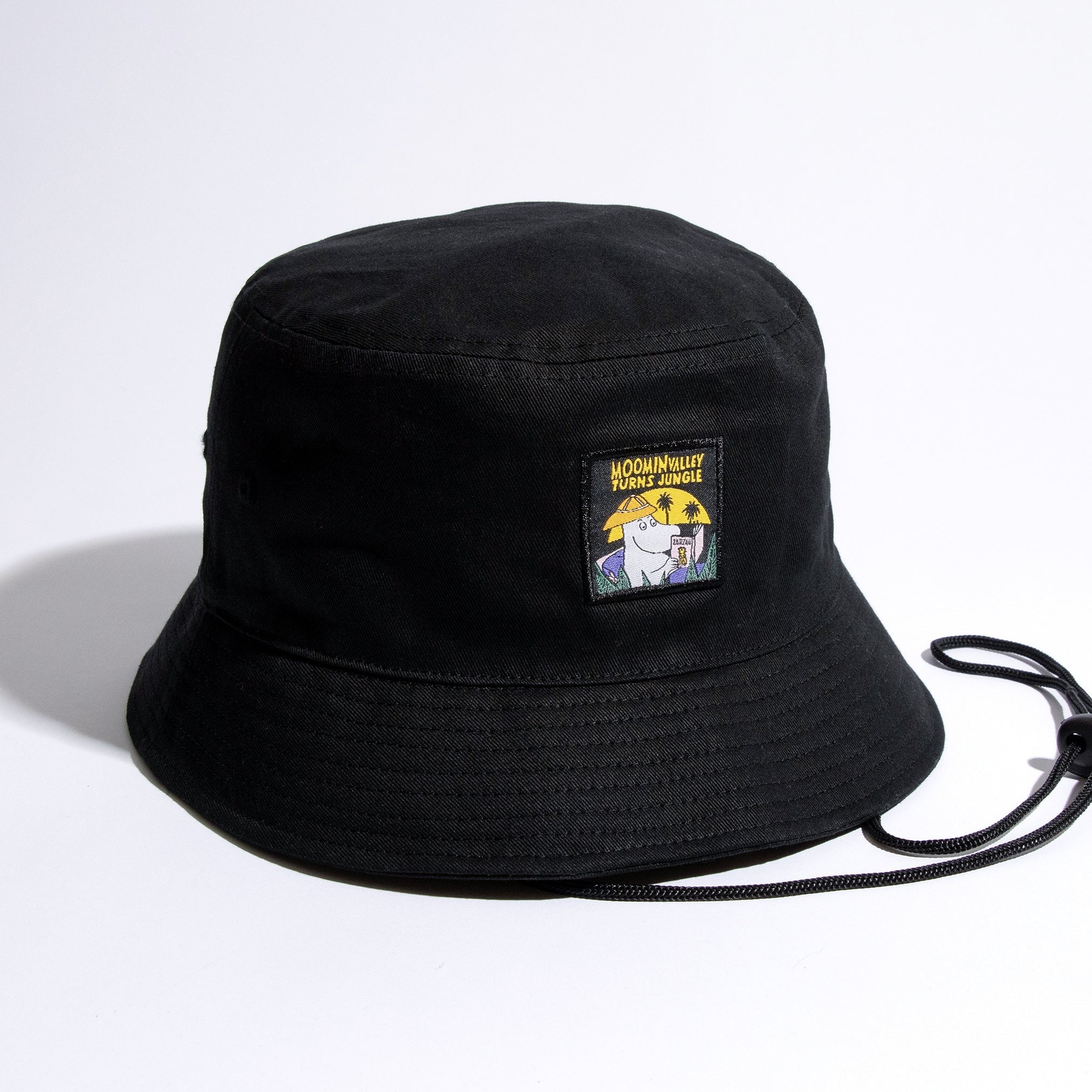 Moomin Jungle Adult Bucket Hat - Black