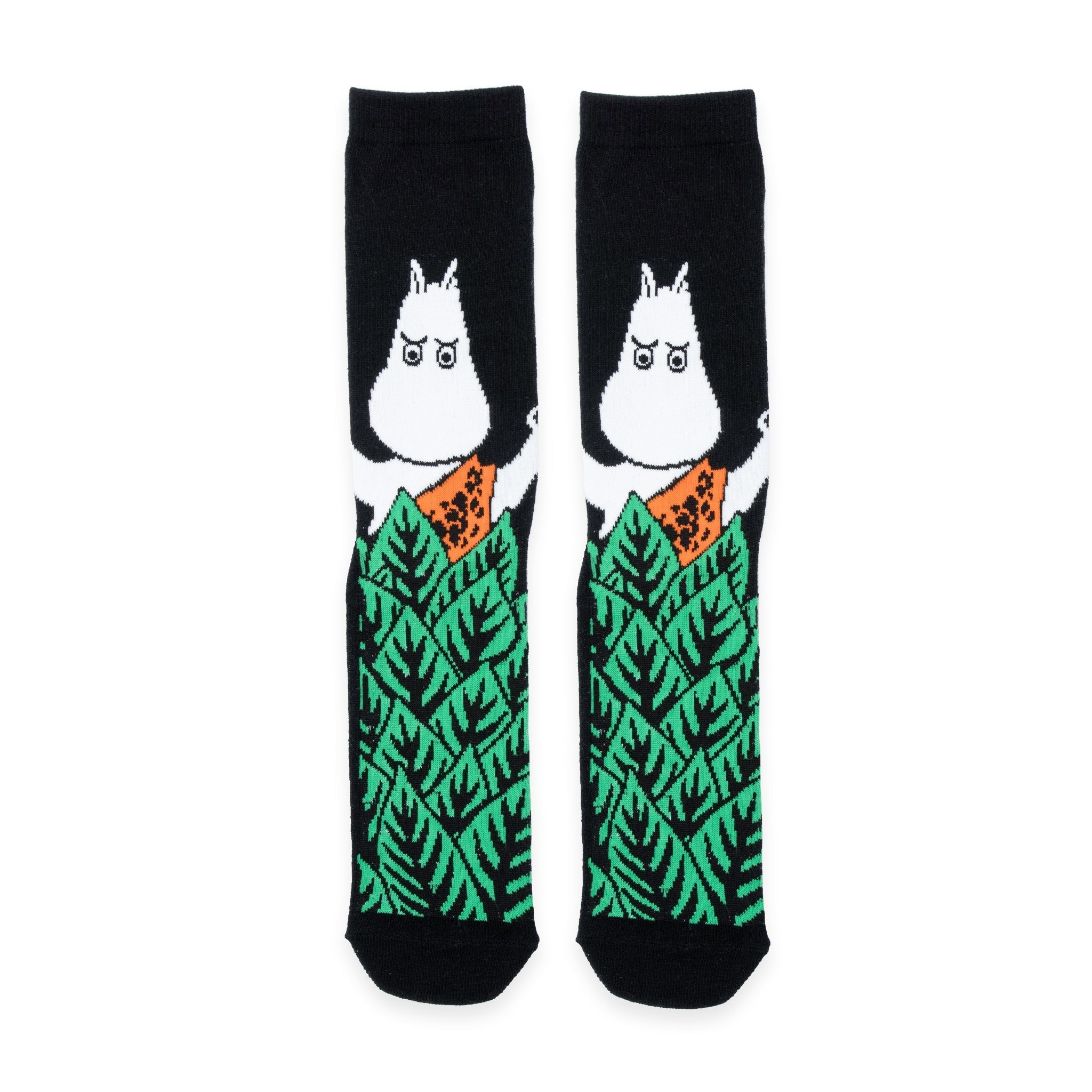 Moomin Jungle Men's Retro Socks - Black