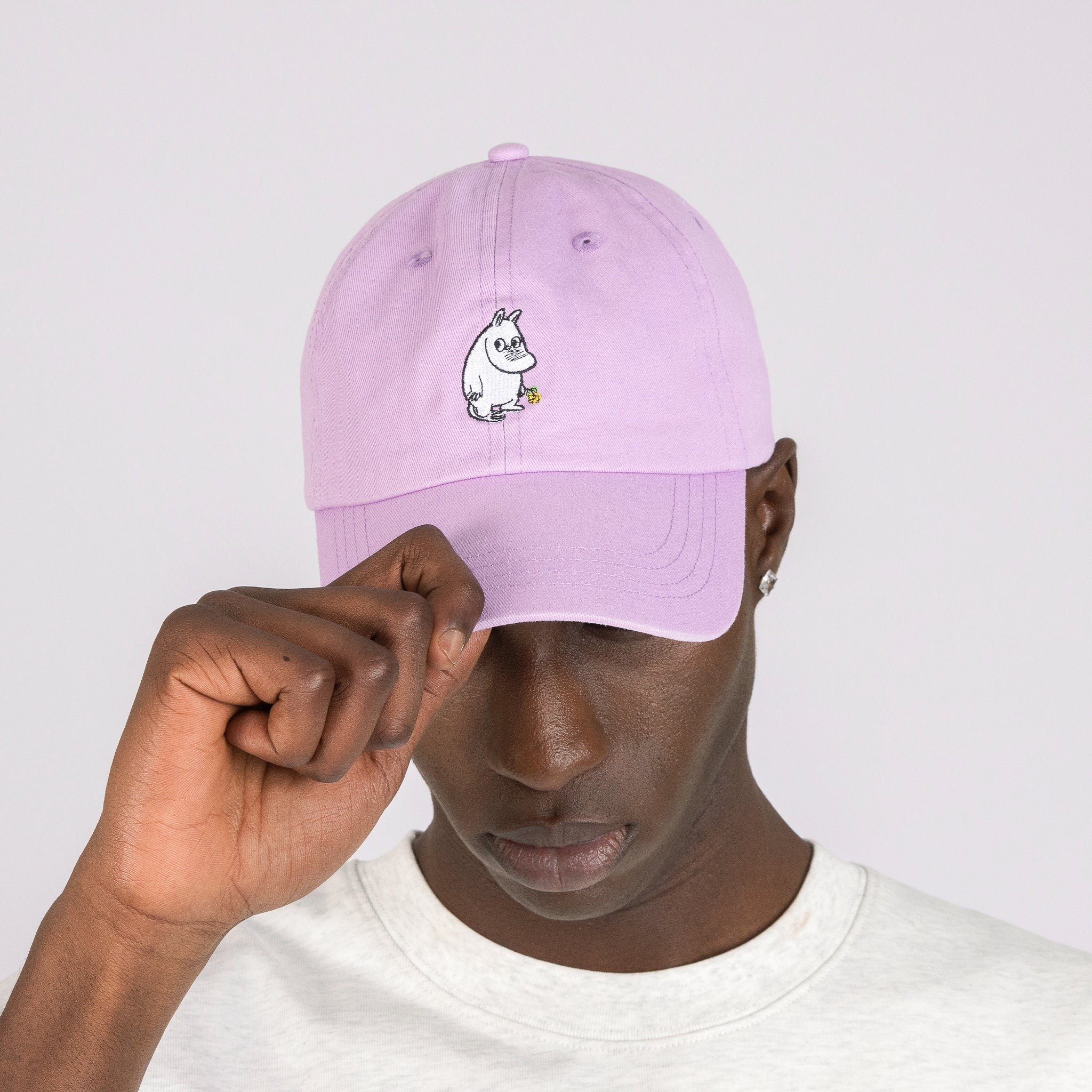 Moomintroll Flower Dad Cap Adult - Lavender