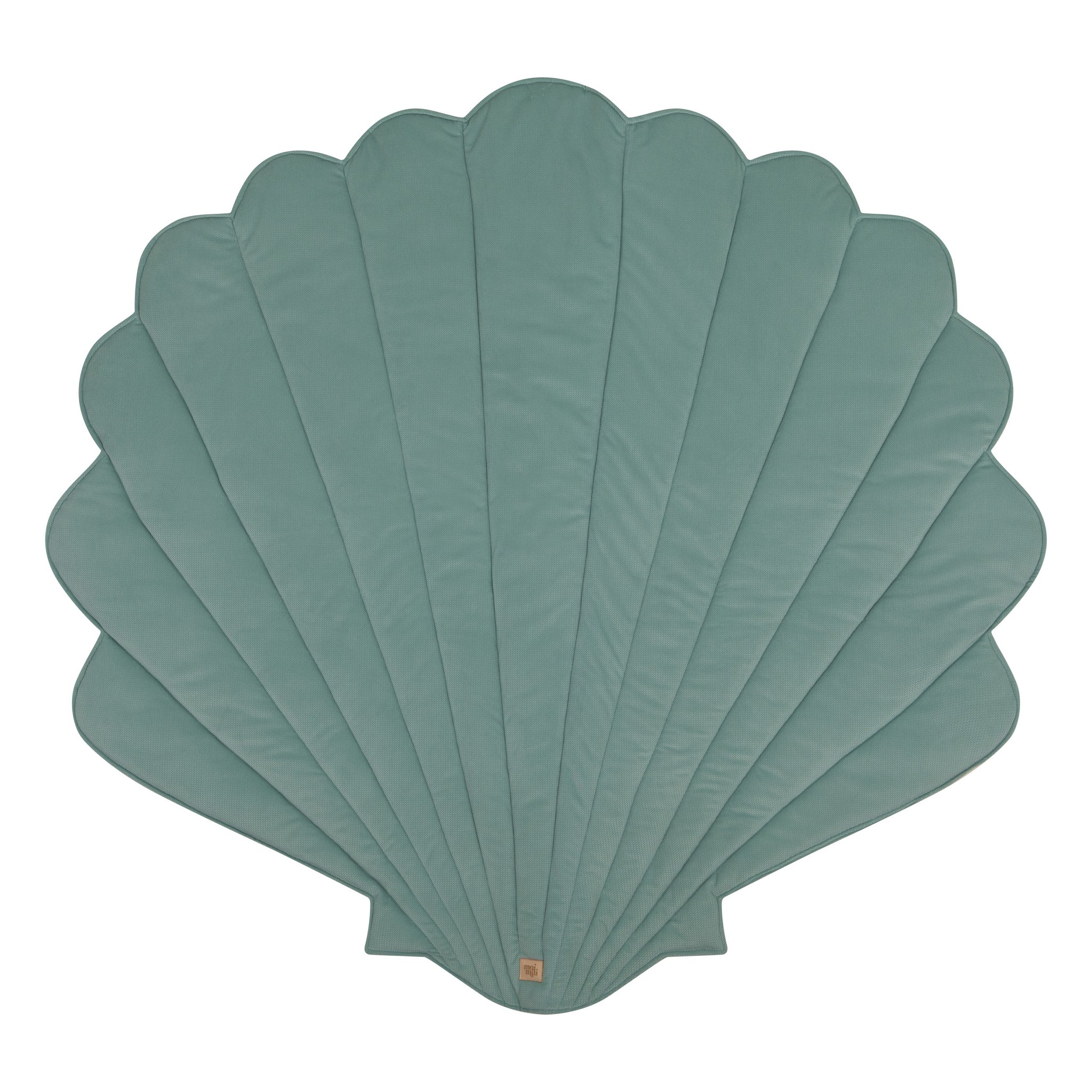 Organic Cotton and Velvet Shell Playmat - Mint