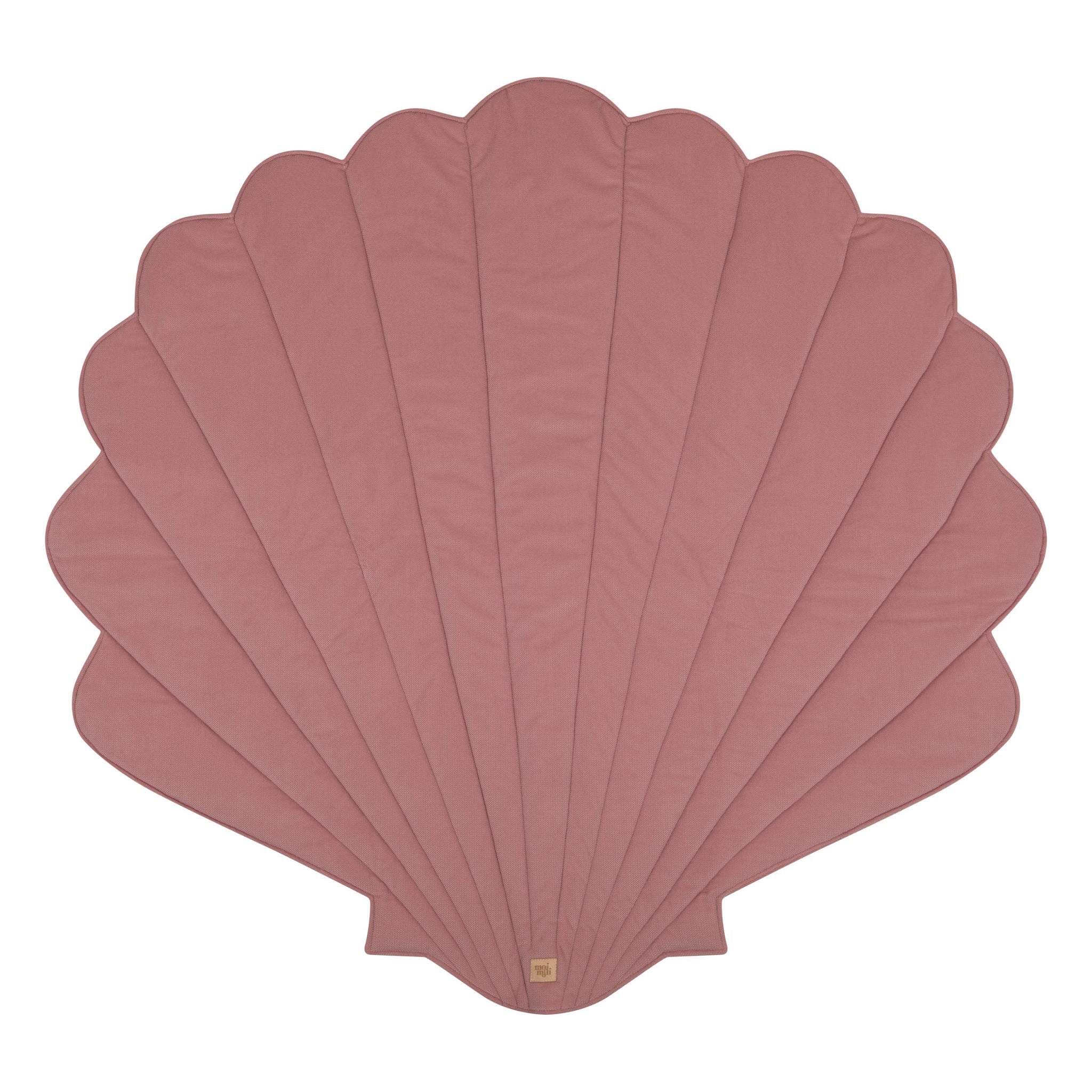 Organic Cotton and Velvet Shell Playmat - Powder Pink