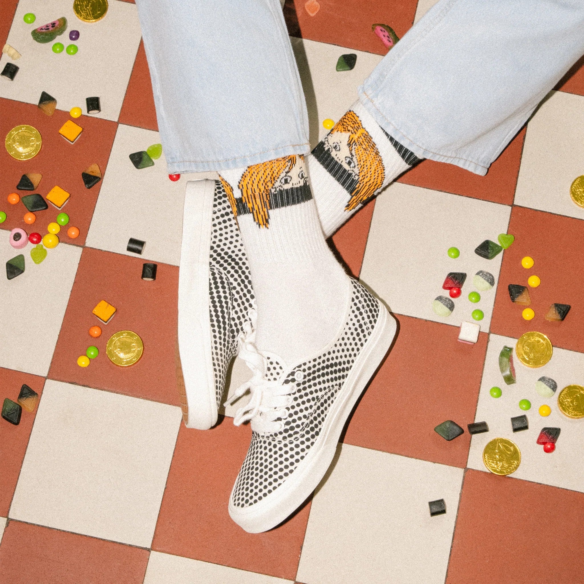 Pippi Retro Socks For Men