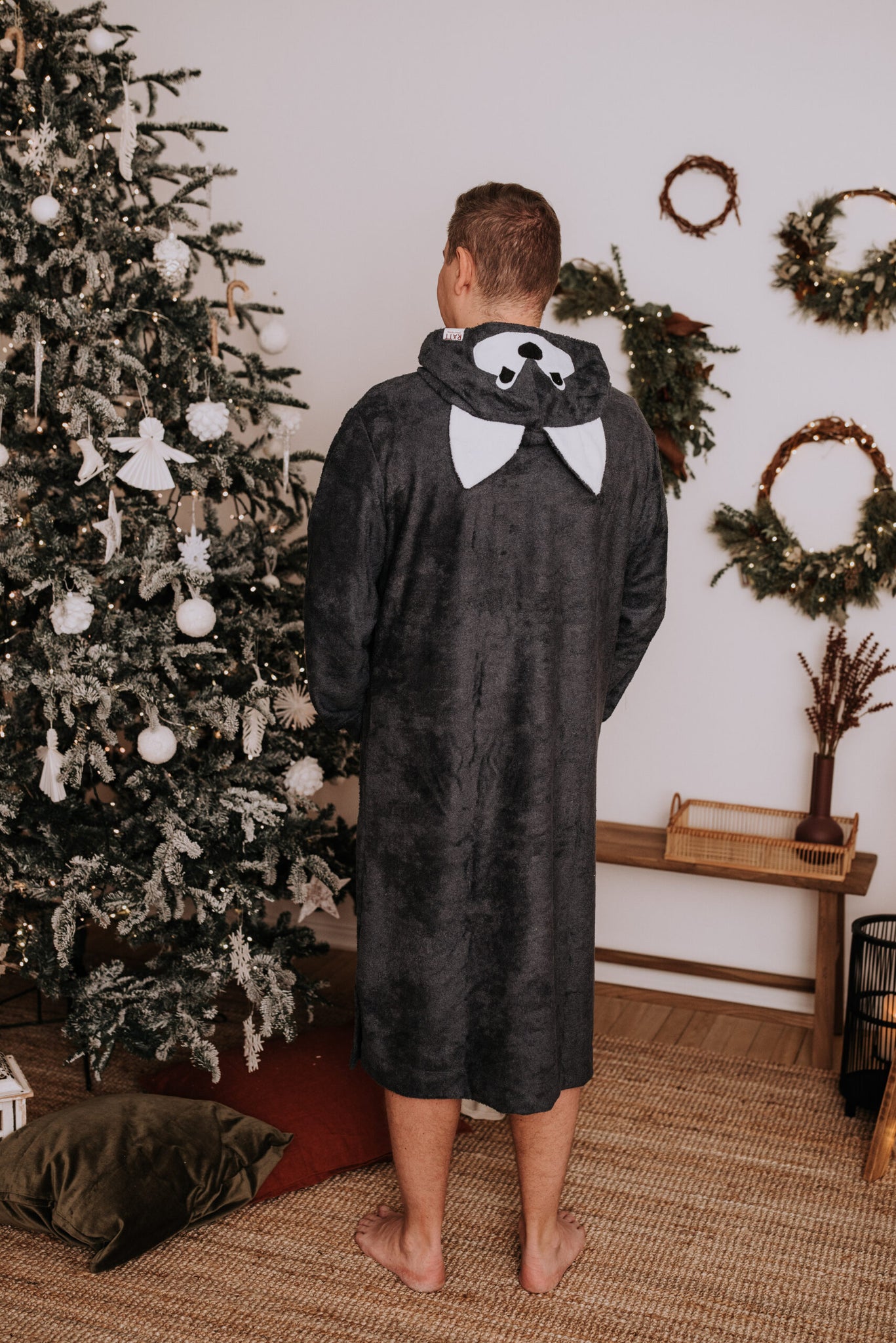 Long-Sleeve Poncho KOALA - Bamboo Terry