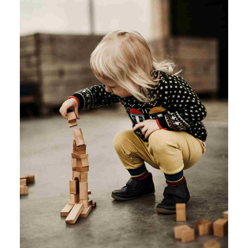 Wooden Tower Puzzle - Colorful - Nordikinder